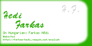 hedi farkas business card