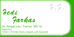 hedi farkas business card